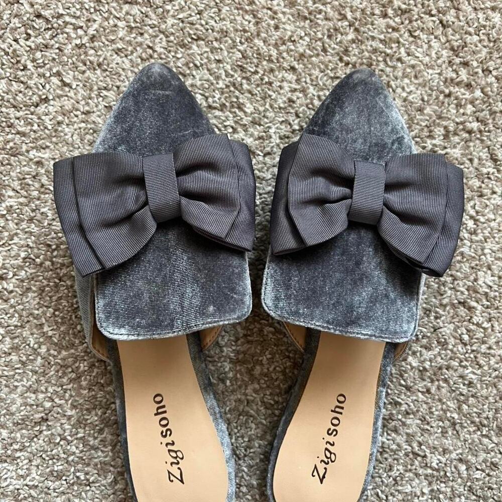 Gray velvet zigi soho pointed